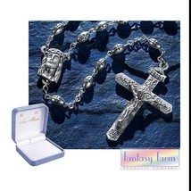 JESUS CHRIST ROSARY, with Deluxe Gift Case - BIG Discount - Great Gift I... - £20.72 GBP