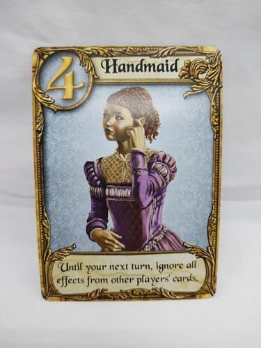 Love Letter Handmaid Board Game Replacement Card - $6.92
