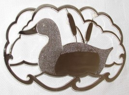 Duck Trivet, Leonard Silverplate Vintage Kitchen Wall Decor/Pot Holder - Large - £17.40 GBP