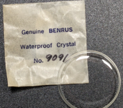 NOS Genuine Benrus Acrylic Wrist Watch Crystal Part# 9091 Waterproof - £18.63 GBP