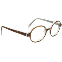 Bevel Eyeglasses 3702 Clouseau HBM Woody Brown/Gray Round Japan 45[]20 140 - £243.52 GBP
