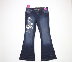 NOS Vintage Y2K Lot 29 Womens Size 15 Looney Tunes Wide Leg Flared Denim Jeans - £86.80 GBP