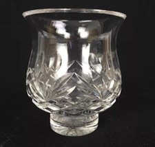 Waterford Ireland Footed Vase Crystal Cut Glass  Hearts Cutting 5-1/4&quot; Tall - $42.08