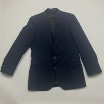 Pierre Cardin Mens Blue Solid Notch Long Sleeve Blazer Single Breasted - €15,00 EUR