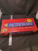 Vintage Hasbro Pictionary The Game of Quick Draw Gameplay 2000 Open Box - £18.10 GBP