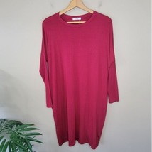 NWT Cherish | Magenta Dolman Long Sleeve T-shirt Dress, size small - £18.56 GBP