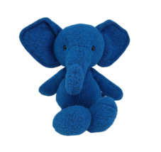 11&quot; Jellycat Baby Blue Felted Fleece Vivi Elephant Stuffed Animal Toy Plush - £33.44 GBP