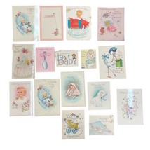 X16 Lot 1970S Used Birth Announcement Baby Cards Vintage Ephemera - $24.74