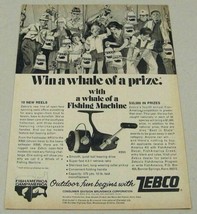 1972 Print Ad Zebco XB65 Open-Face Fishing Reels Tulsa,OK - £10.73 GBP