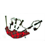 NEW CP BRAND IMPORTED FULL SIZE NATURAL ROSEWOOD BLACK BAGPIPES READY 2 ... - $193.32