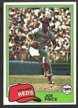 1981 Topps Baseball Card # 258 Cincinnati Reds Joe Price nr mt  - £0.39 GBP