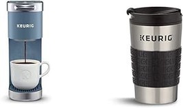Keurig K-Mini Plus Single Serve K-Cup Pod Coffee Maker, Evening Teal &amp; Travel Mu - £172.60 GBP