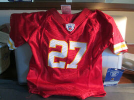 LARRY JOHNSON #27 "KC Chiefs" NFL Red Jersey Youth Size (2T) NWT Retail $40 - $7.67