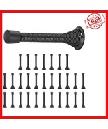 30 Pieces  Spring Door Stops in Matte Black with Rubber Tips - Durable - $645.29 MXN
