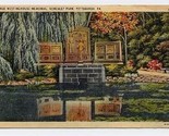 George Westinghouse Memorial Linen Postcard - £7.79 GBP
