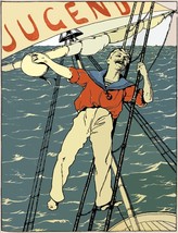 Decoration Poster.Wall art.Home room design.Jugend.Youth mag cover.Sailor.9413 - £12.91 GBP+