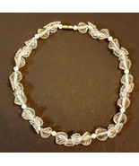 Avon Frosted Beads Lucite Necklace 18&quot; Floral Beaded Strand Nickel Free ... - £15.53 GBP