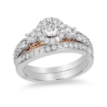 Enchanted Disney Jasmine, 1 TCW Round Cut Simulated Diamond Engagement Ring - £71.36 GBP