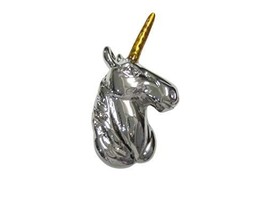 Kiola Designs Silver Toned Magical Unicorn Head Magnet - £15.71 GBP