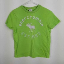 Abercrombie Kids Boys T-shirt Size XL Lime Green TF16 - £6.61 GBP
