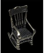 800 sterling silver antique vintage rocking chair 7.5 Grams - £39.32 GBP