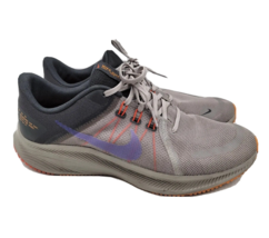 Nike Quest 4 Mens Running Shoes Sneakers Gray Purple DA1105-008 Size 12 - £25.66 GBP