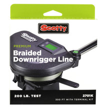 Scotty Premium Power Braid Downrigger Line - 300ft of 200lb Test - £47.05 GBP