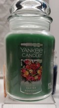 Yankee Candle Large Jar Candle 110-150 hrs 22 oz EASTER BOUQUET single wick new - $35.64