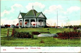 Vtg Postcard 1907 Princess Park - Shreveport, Louisiana Hand-Colored S19 - £11.17 GBP