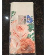 Vtg 54” X 102” Hallmark Essence Of Spring Paper Table Cover Summer Flowers - $151.63 MXN