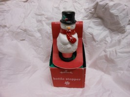 Hallmark &quot;Snowman&quot; Bottle Stopper USED - $162.55 MXN