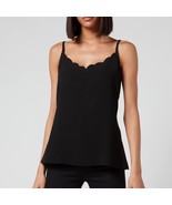 Ted Baker Siina Scallop Neckline Cami Top Black 2 / 6 - $40.00