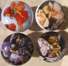 Ceramic Cabinet Knobs w/ Fairies Fairy Pixie FANTASY Misc - $17.82