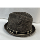 Target Fedora Brown &amp; White Size L/XL Women&#39;s Hat - $14.99