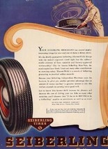 1946 Seiberling Thermo Weld Recap Tire Ad - £10.85 GBP