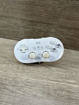 Nintendo Wii Classic Controller Gamepad White Authentic RVL-005 - £9.48 GBP