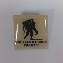 Wounded Warrior Project Pin Military Soldier Organization Hat Lapel Silver Tone - £6.49 GBP