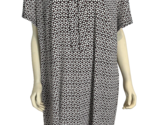 Talbots Plus Petite Women&#39;s Short Sleeve Knit Dress 3XP Black/White/Red NWT - $71.24