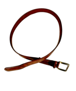 Cole Haan Men&#39;s Brown Leather Belt Size 38 - £15.52 GBP