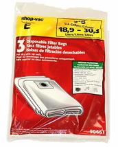 Shop Vac Corporation Paper Bag, Catch 5/6/8 Gallon Type E 3 Pk - $341.85 MXN