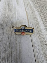 Vintage Blue Bunny Ice Cream Enamel Lapel Pin - £9.69 GBP