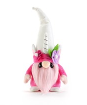 Unicorn Gnome Pocket Sized Plush Figurine Pink 9" High  Skye is a Friend image 1