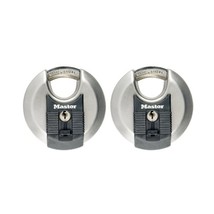 2 x 70 mm Stainless Steel Weather Tough Excell Discus Padlocks - Master ... - $59.00