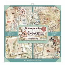 Stamperia International, Kft Paper Pad 12X12 22PK Imagine, 30.5 X 30.5 (12&quot; X 12 - £23.97 GBP