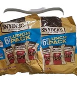 (2 bags) snyder&#39;s of hanover pretzels lunch pack 6 count - $12.86