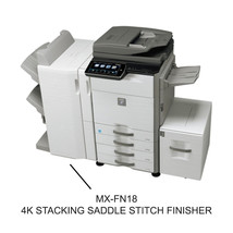 Sharp MX-FN18 4K Saddle Stitch Finisher (Requires MX-RB22) for MX-M565N ... - $3,465.00