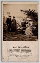 RPPC Bamforth Loves Old Sweet Song Romance Couple Life Model Series Postcard C22 - £3.11 GBP