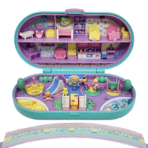 Vintage 1992 Bluebird Polly Pocket Baby Stampin Playground Stamp Playset Compact - $122.55