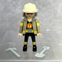 Playmobil Firefighter w/Ax &amp; Shovel - £3.02 GBP