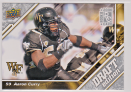 Aaron Curry Wake Forrest LB 2009 Upper Deck Draft Edition ROOKIE Card #126 NrMnt - $1.53